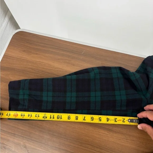 Pendleton Women’s Green & Blue 100% Virgin Wool Plaid Blazer - Picture 10 of 12